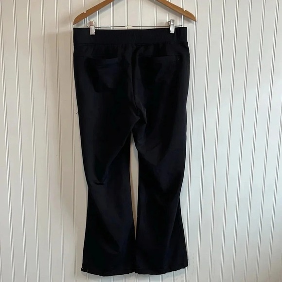 Athleta Lounge Pants Wide Leg Drawstring Black Comfy Casual Size Unknown - Picture 9 of 14